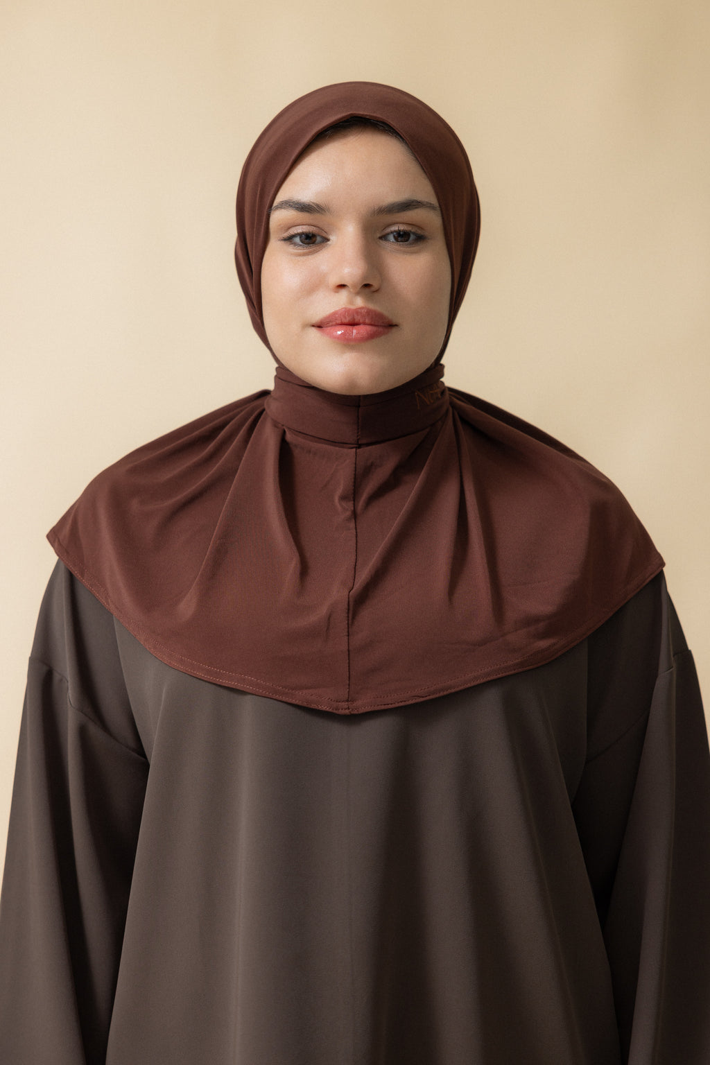 Premium Jersey Instant Hijab – Coffee (Brown)