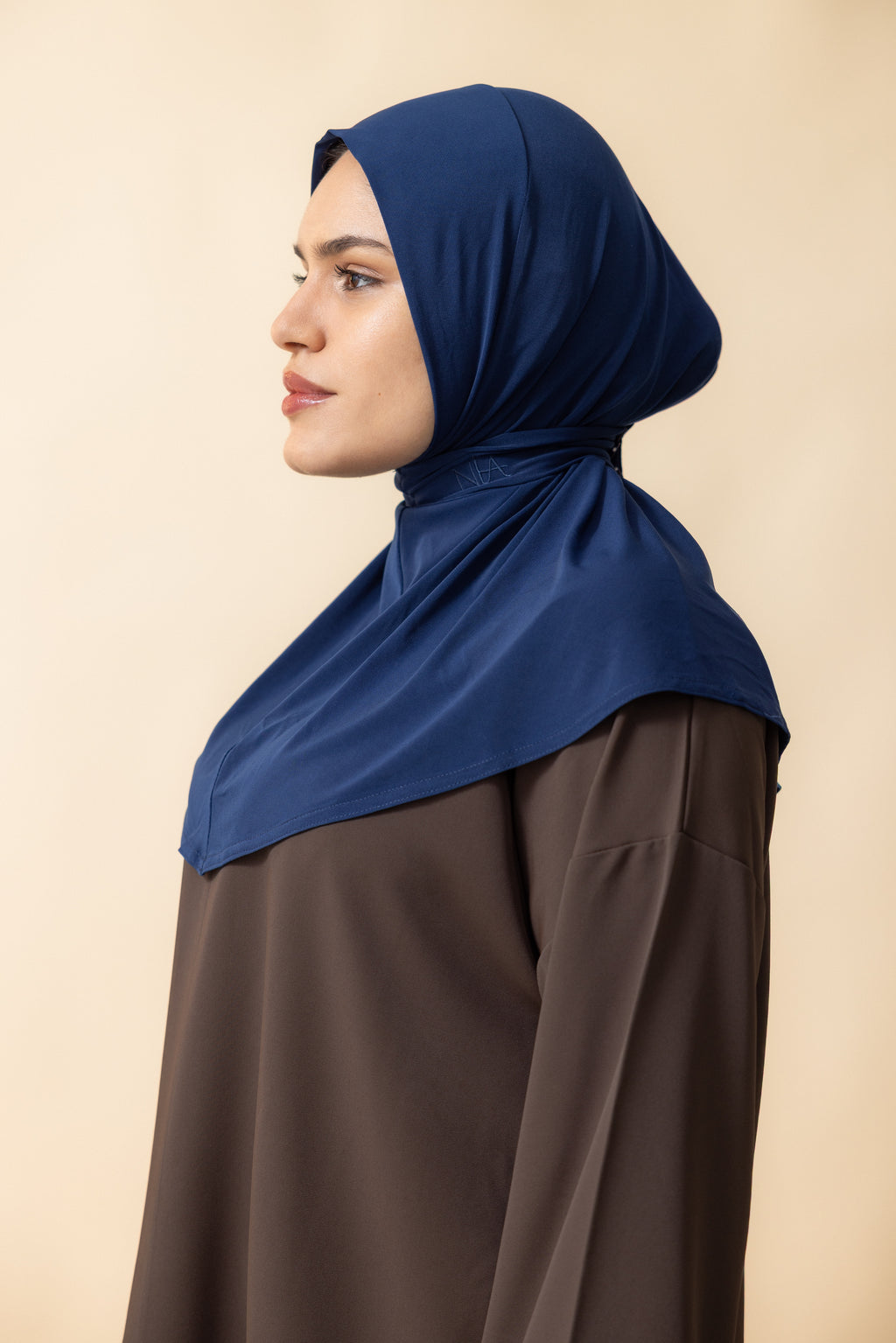 Premium Jersey Instant Hijab – Dark Blue