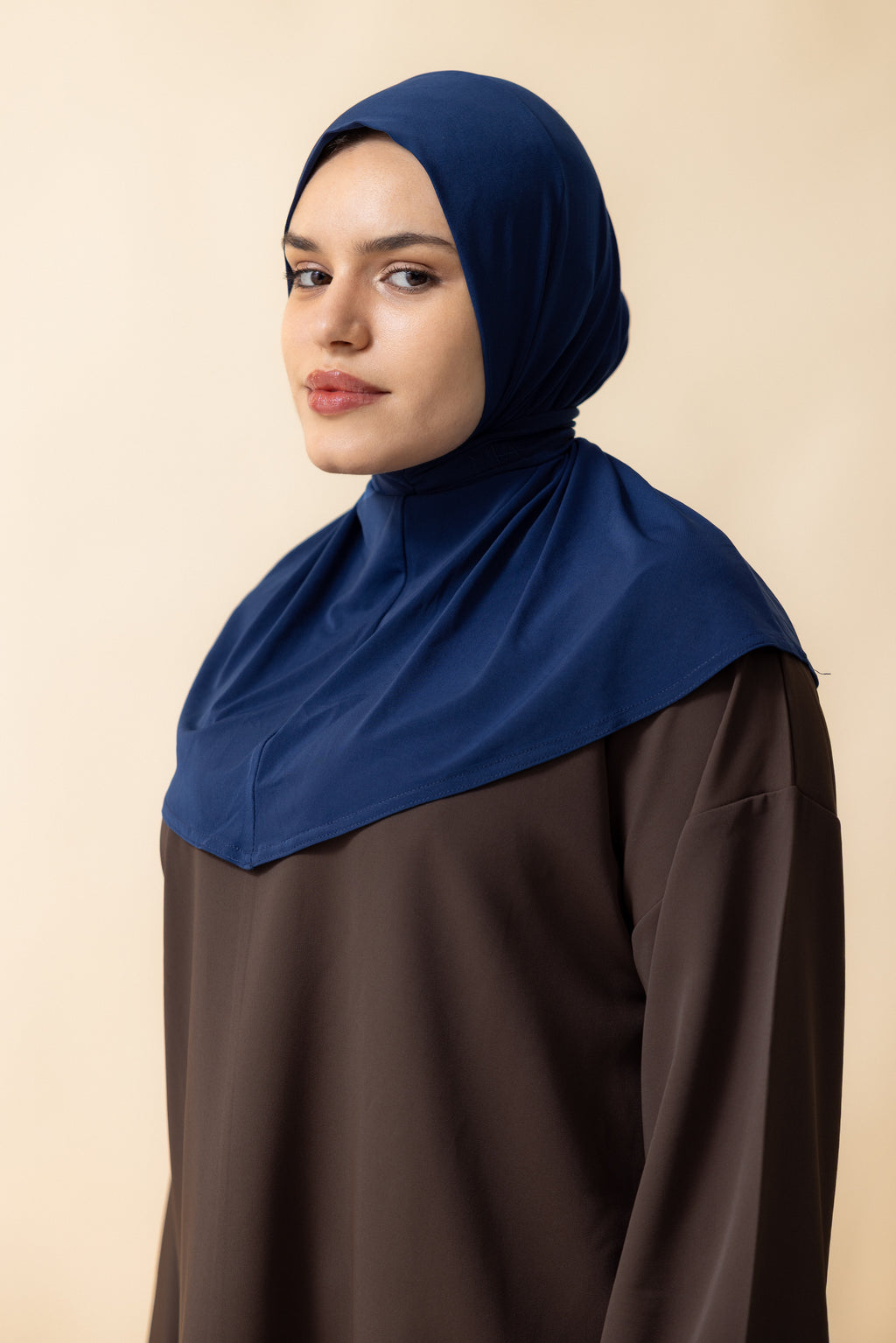 Premium Jersey Instant Hijab – Dark Blue