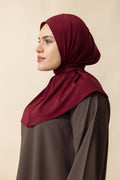 Premium Jersey Instant Hijab – Wine Red