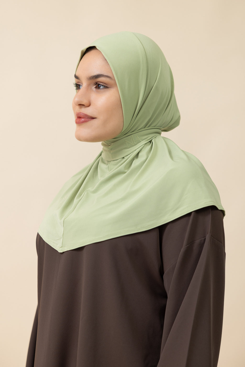 Premium Jersey Instant Hijab - Pistache
