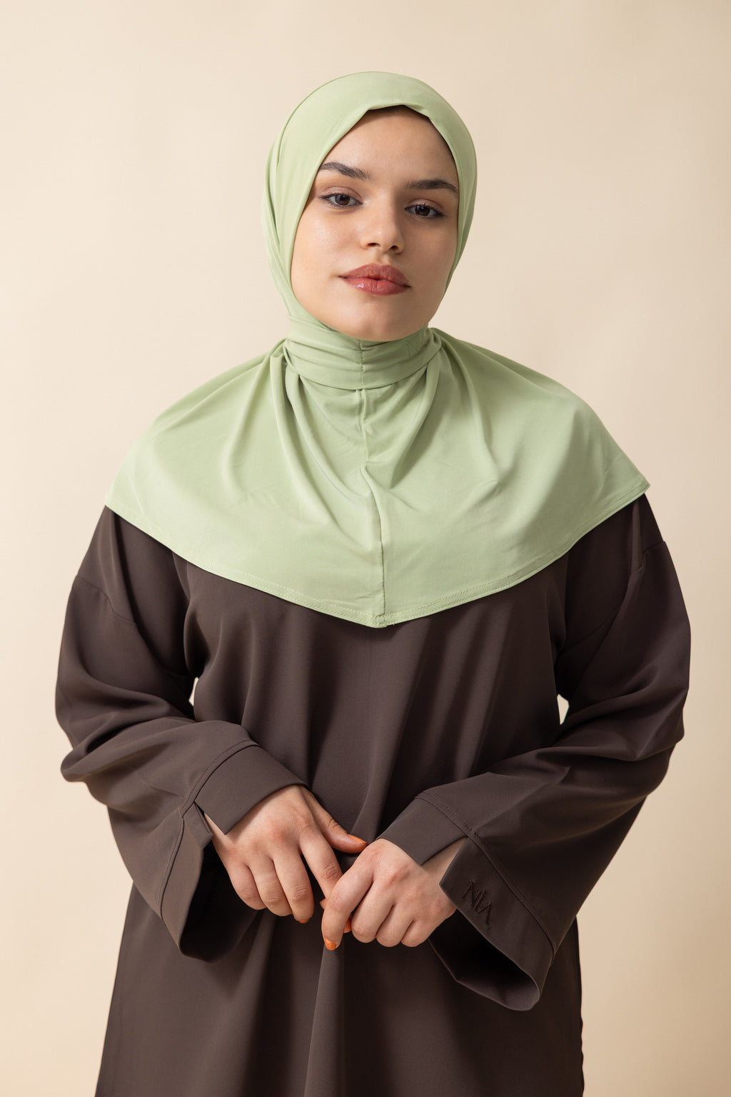 Premium Jersey Instant Hijab - Pistache