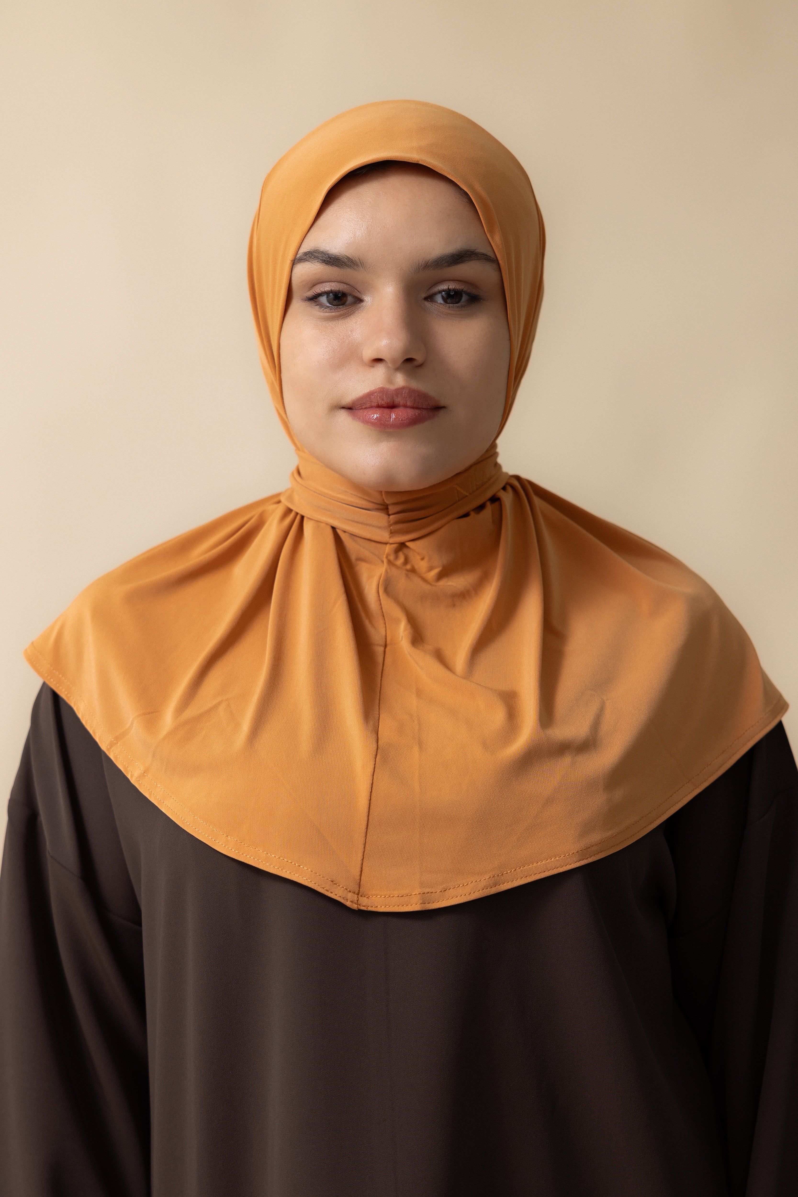 Premium Jersey Instant Hijab - Orange