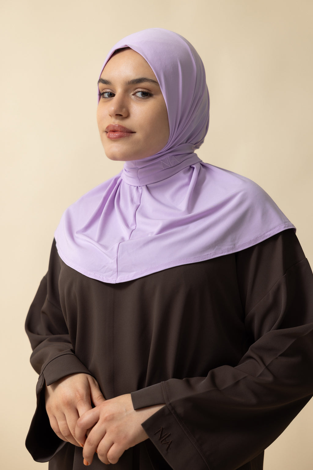 Premium Jersey Instant Hijab – Purple