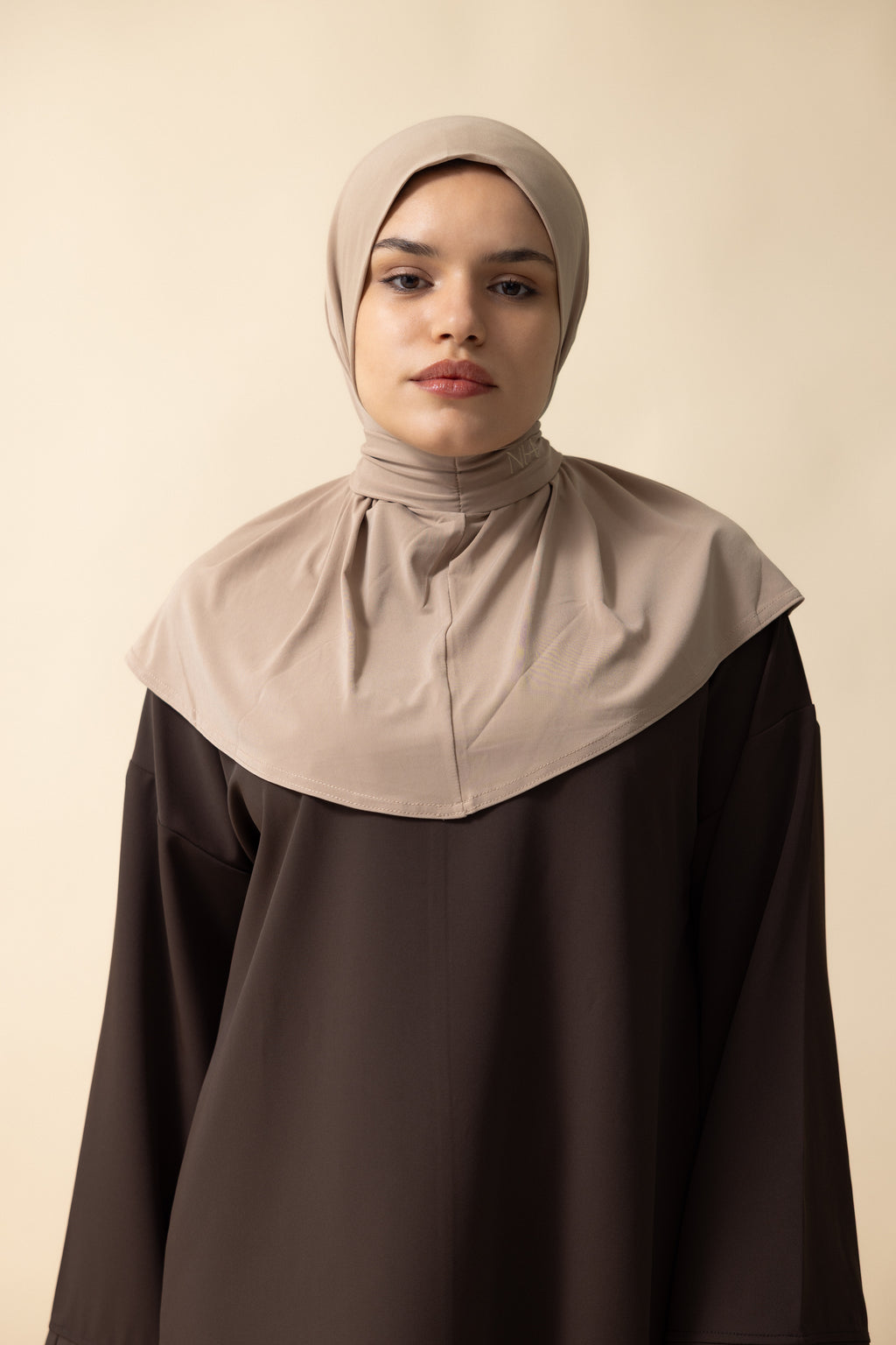 Premium Jersey Instant Hijab – Khaki
