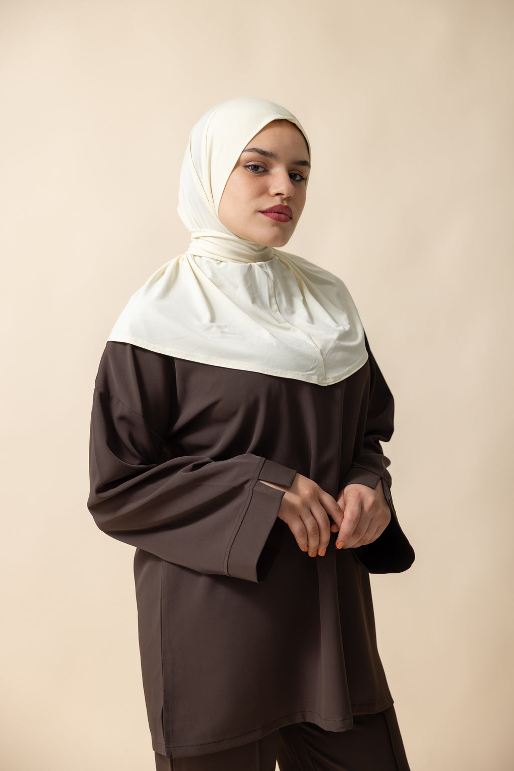 Premium Jersey Instant Hijab - Butter Yellow