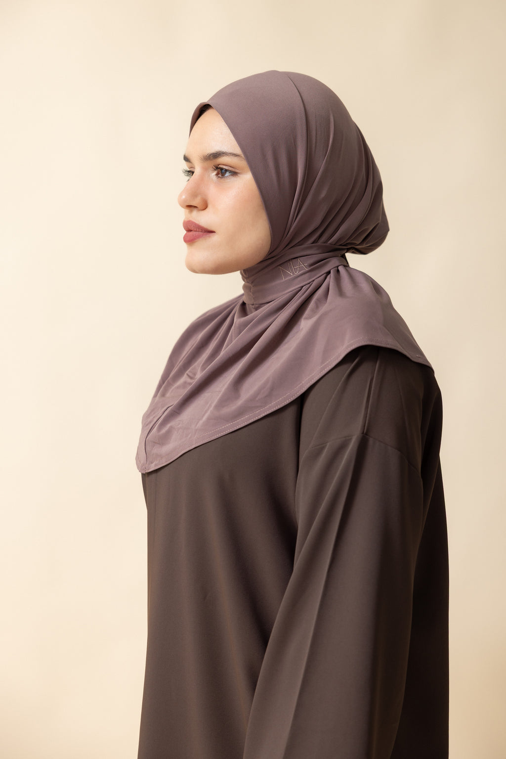 Premium Jersey Instant Hijab – Red Brick
