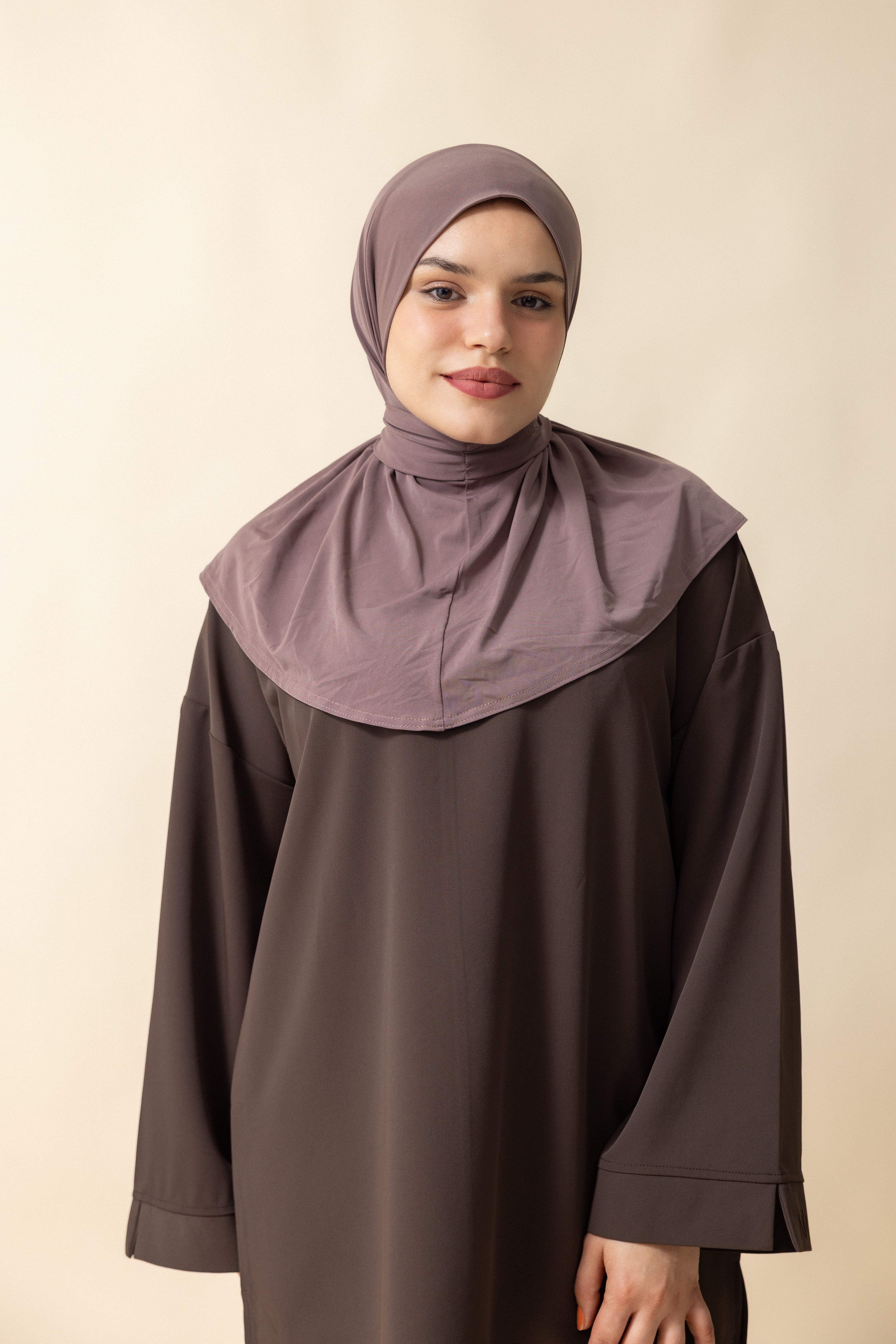 Premium Jersey Instant Hijab – Red Brick