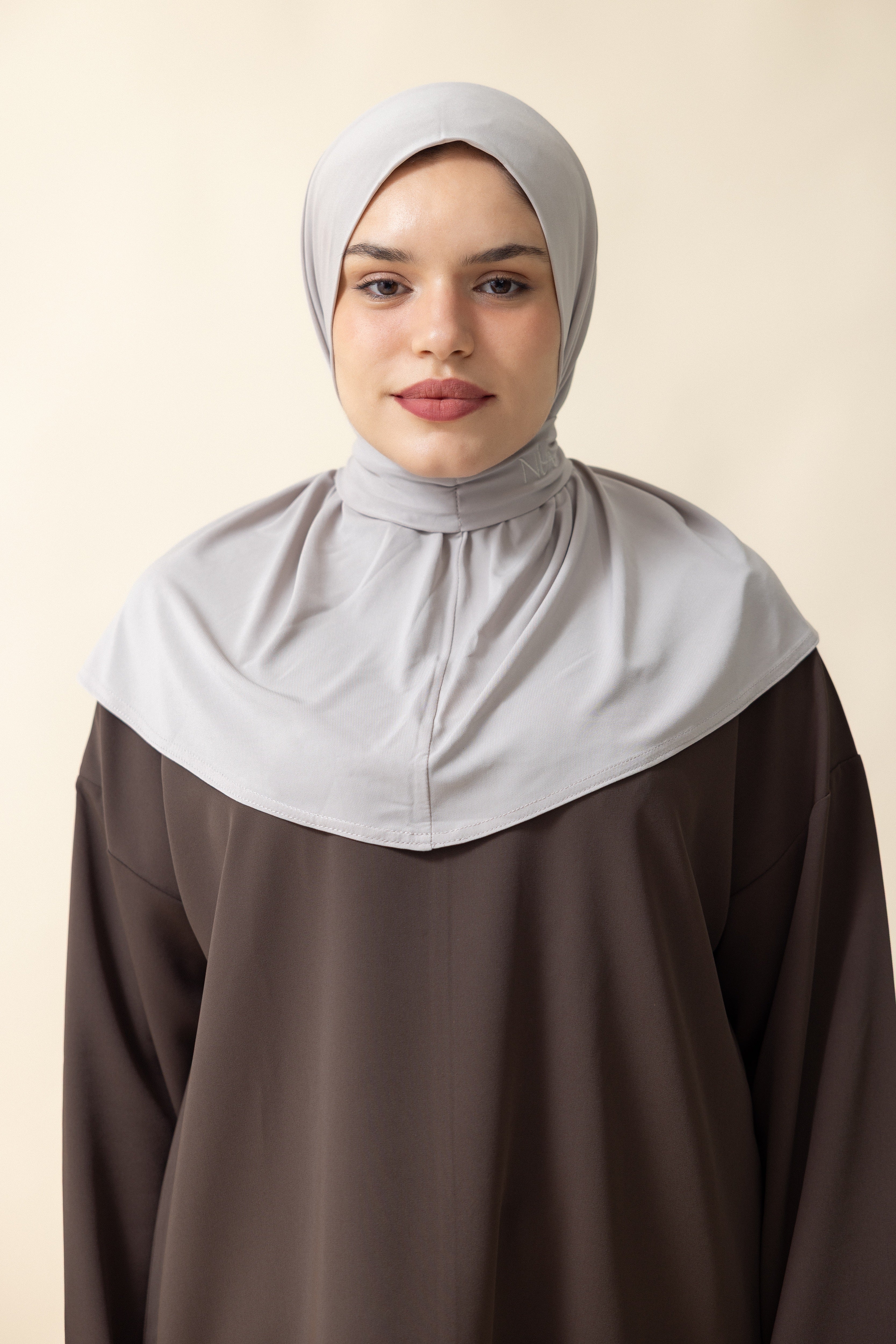 Premium Jersey Instant Hijab – Light Gray
