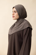 Premium Jersey Instant Hijab – Dark Gray