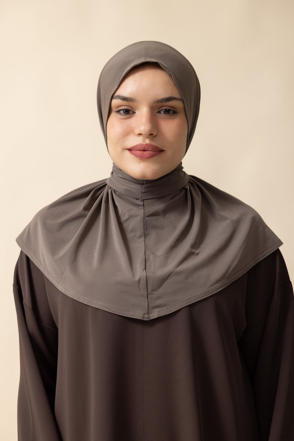 Premium Jersey Instant Hijab – Dark Gray