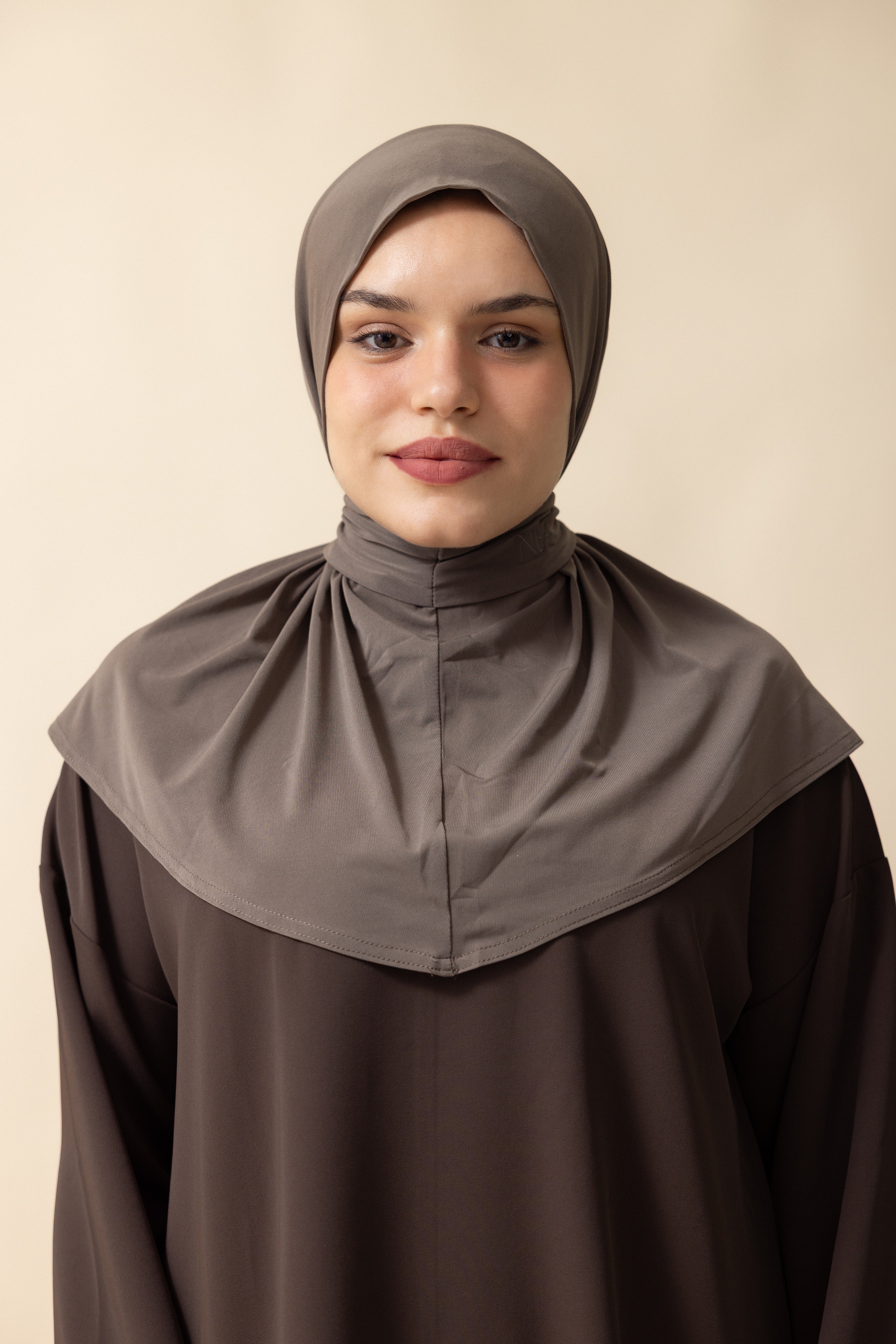 Premium Jersey Instant Hijab – Dark Gray