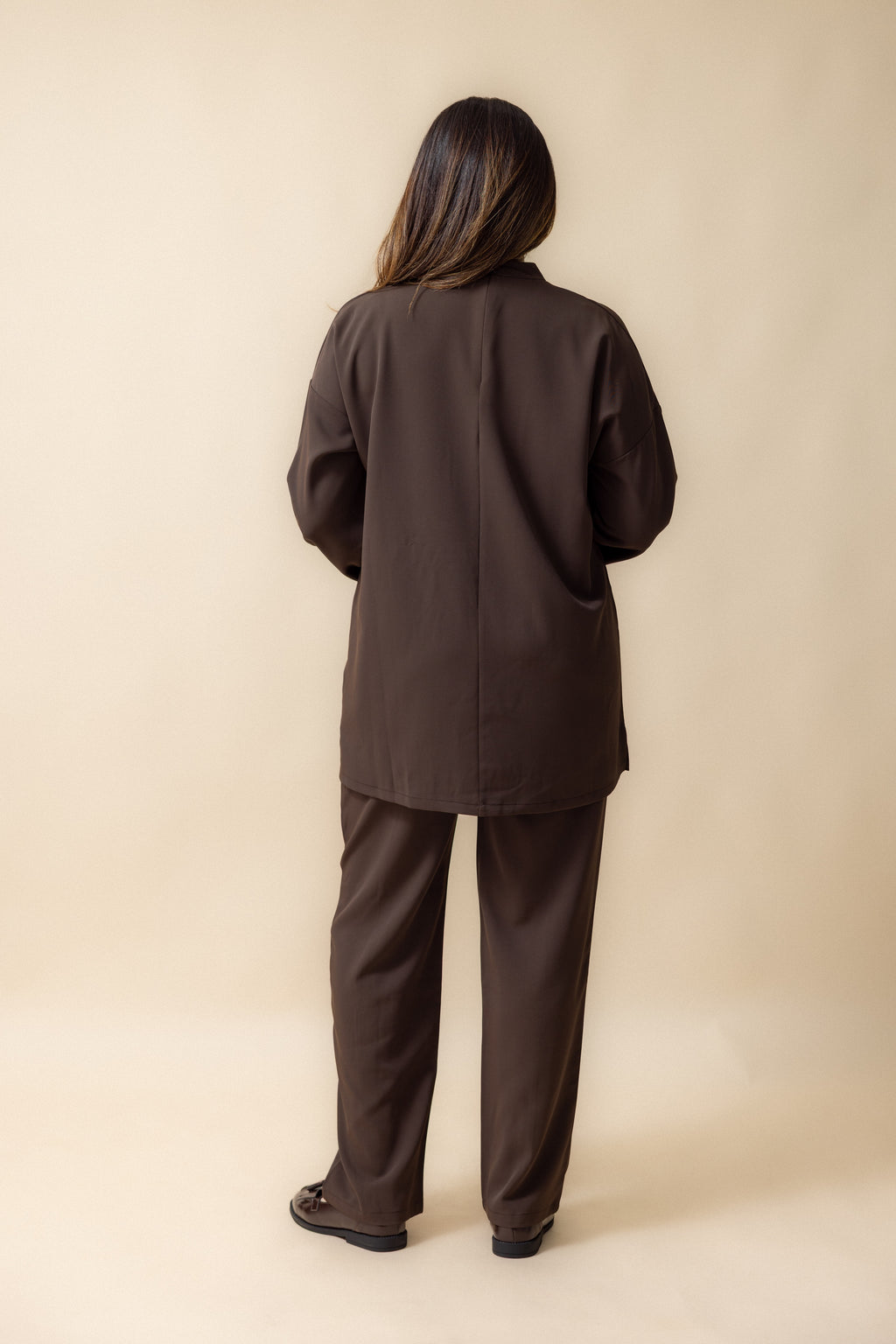 The Haya Twinset - Brown