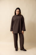The Haya Twinset - Brown
