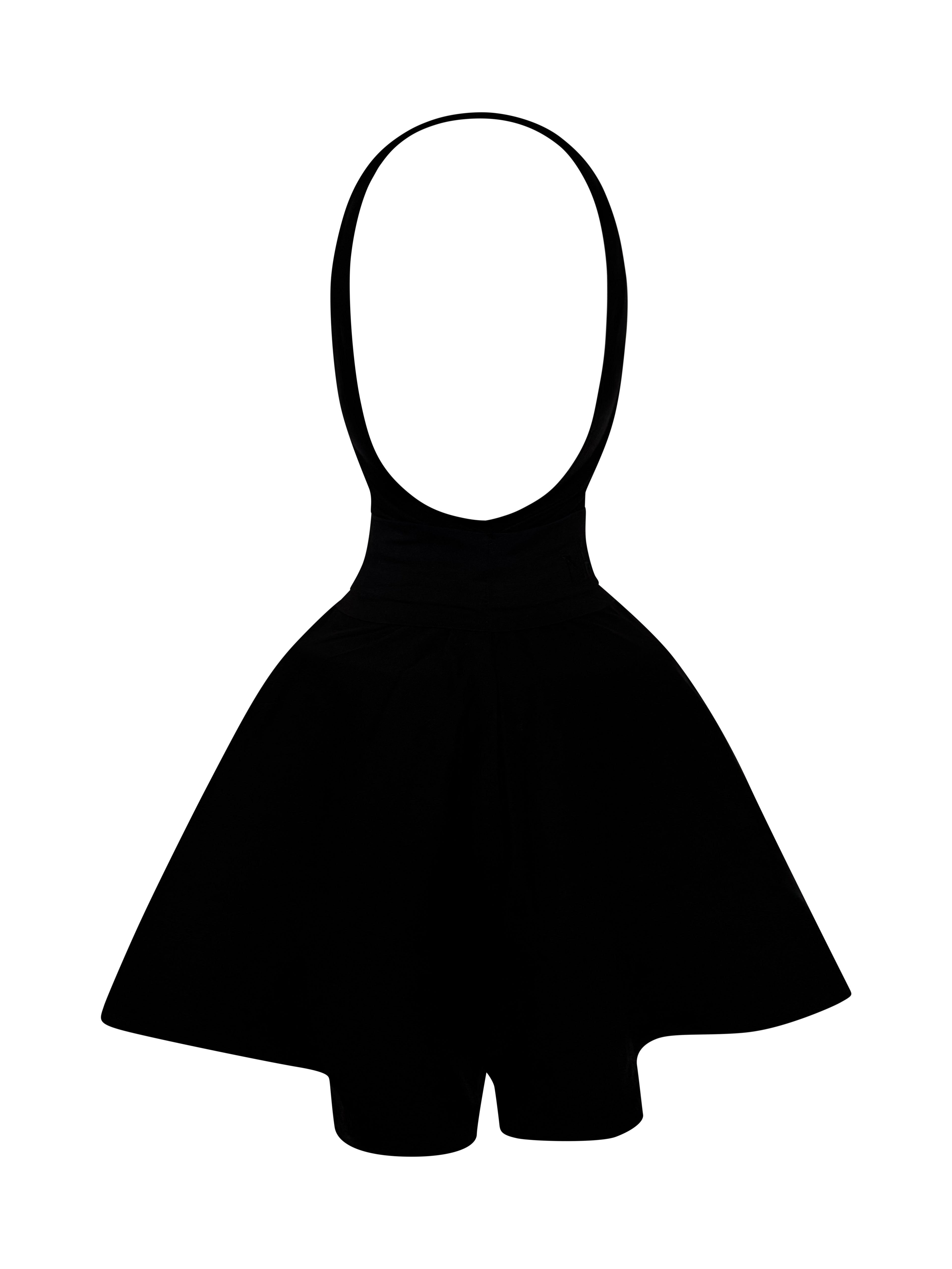 Bamboo Instant Hijab – Black