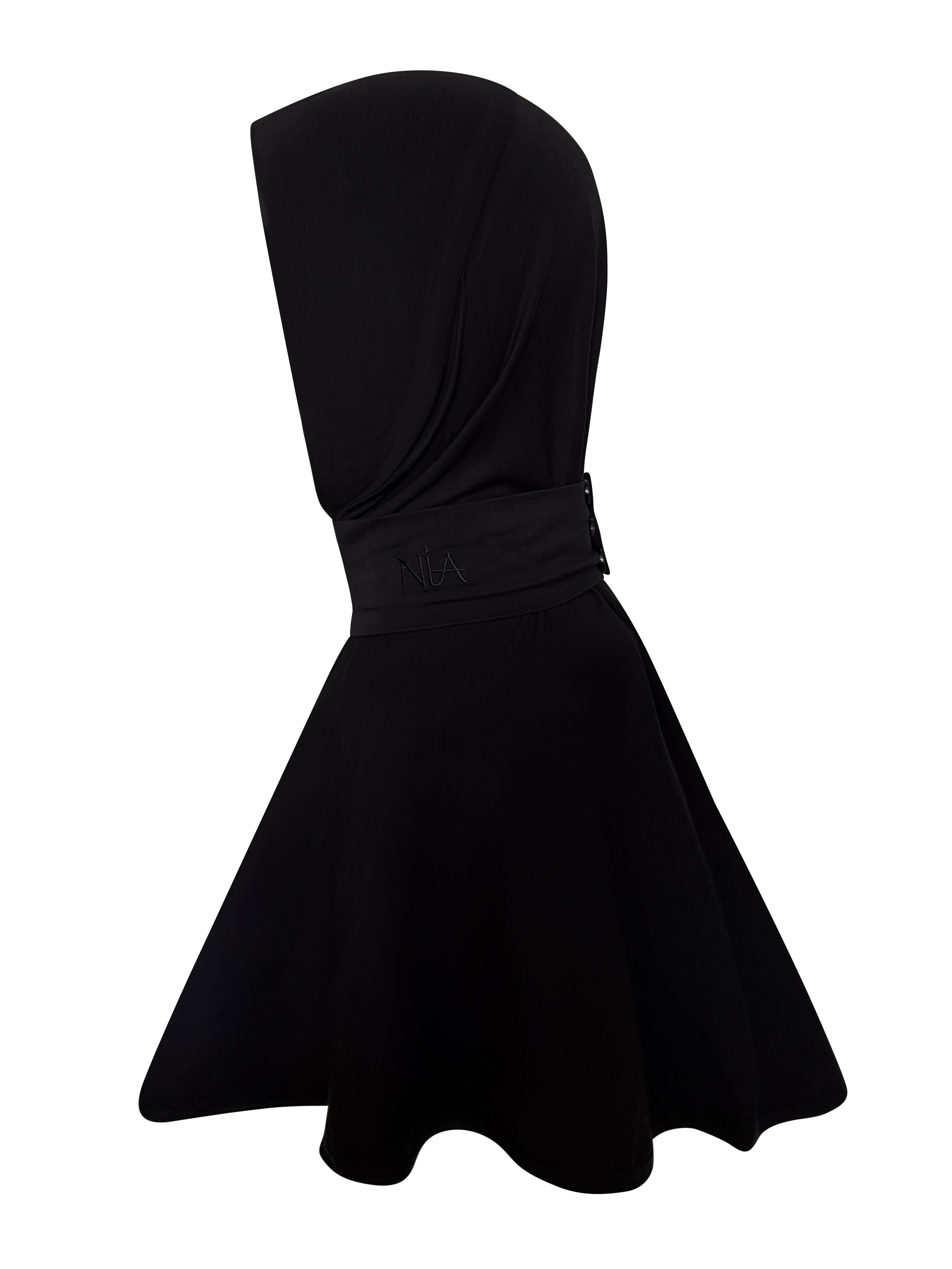 Bamboo Instant Hijab – Black