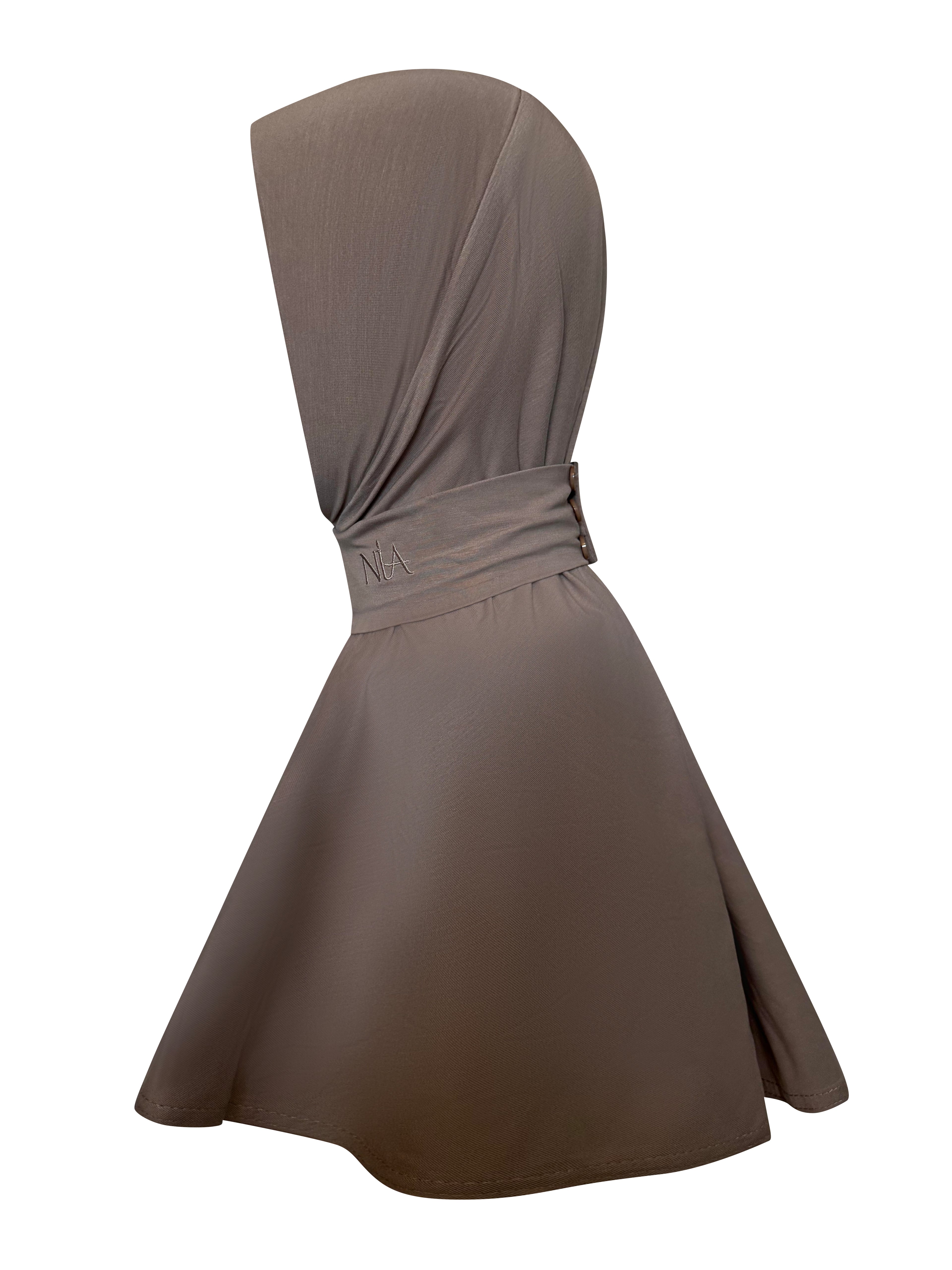 Bamboo Instant Hijab – Khaki