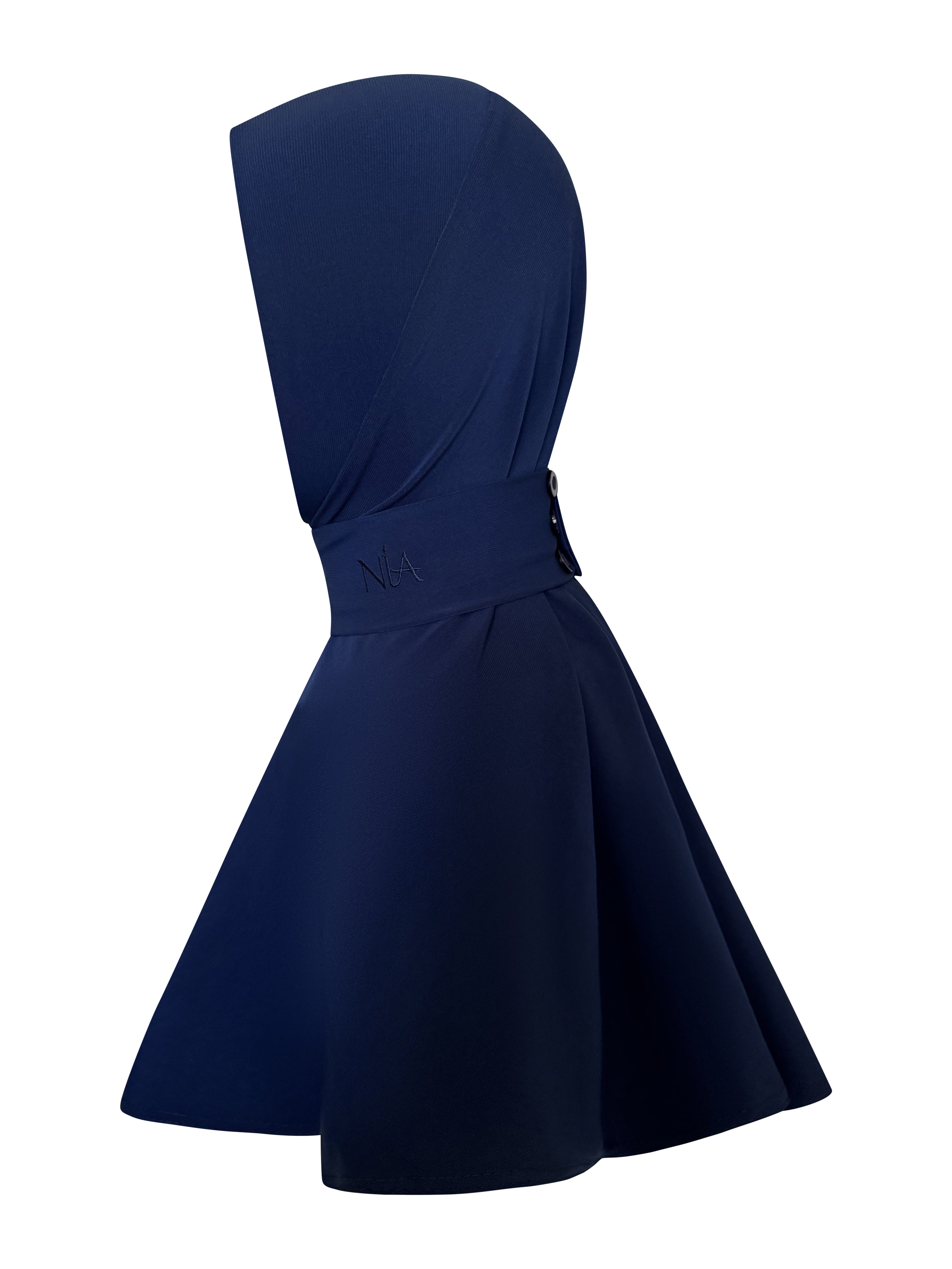 Premium Jersey Instant Hijab – Dark Blue