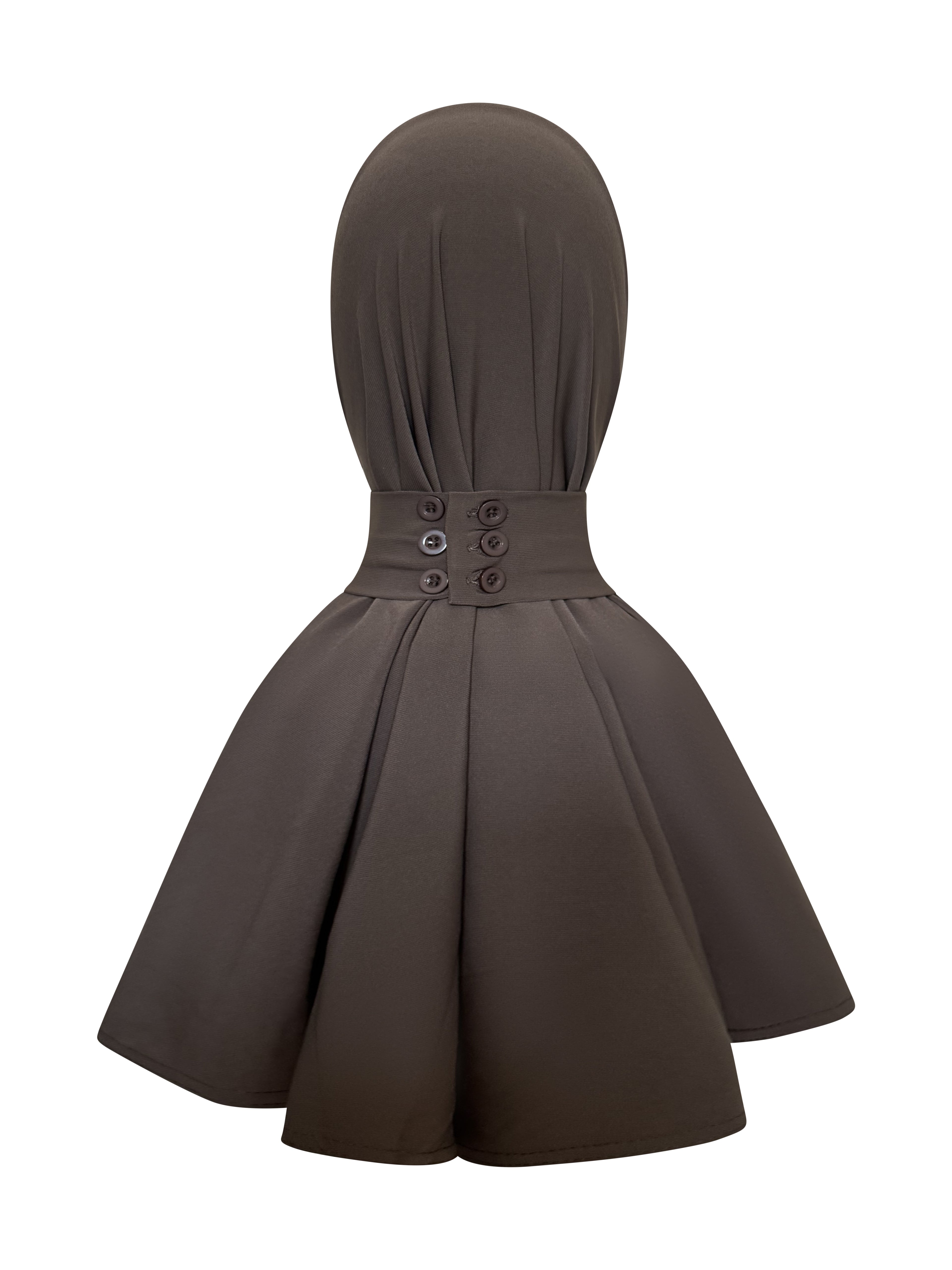 Premium Jersey Instant Hijab – Dark Gray