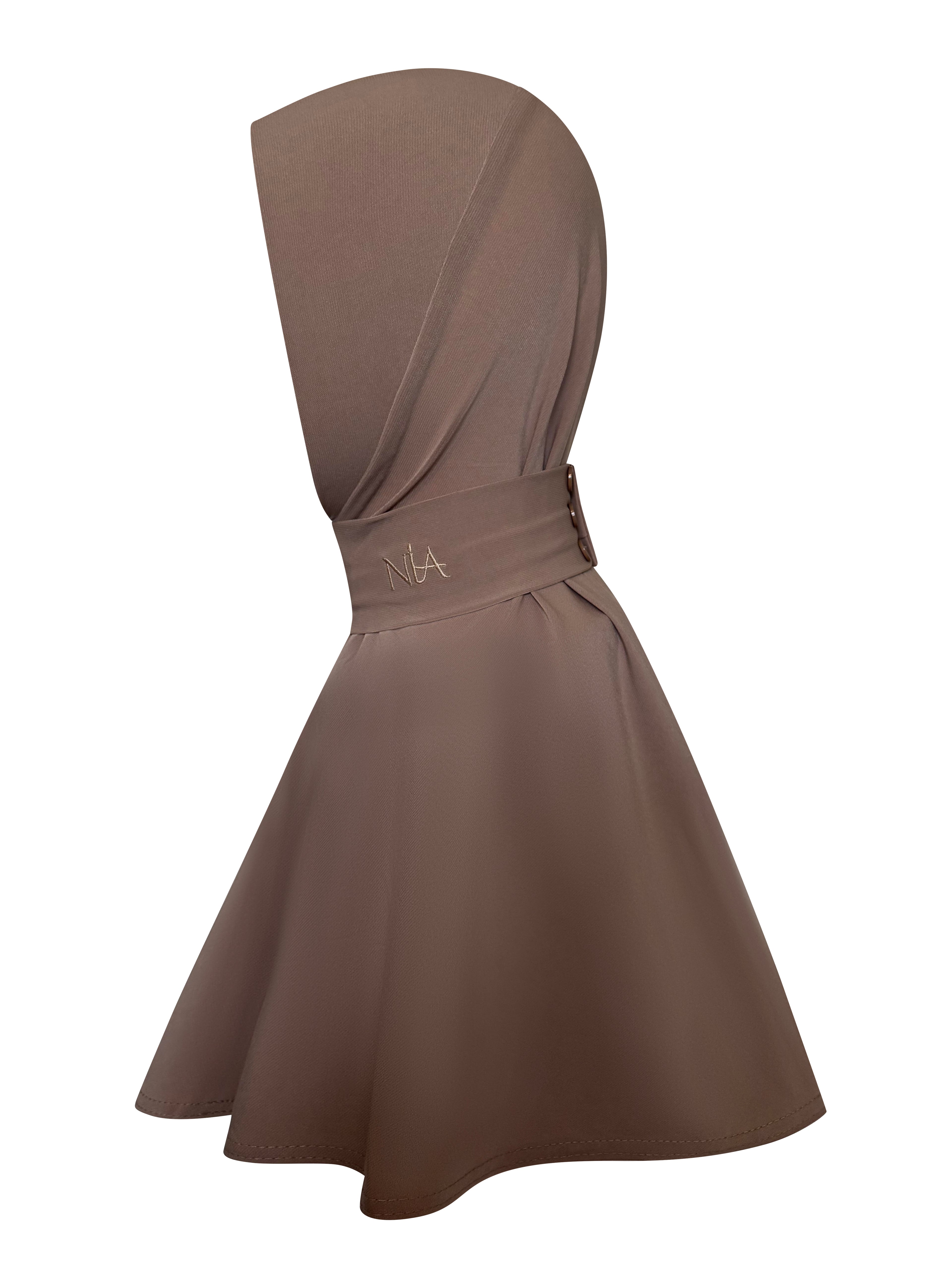 Premium Jersey Instant Hijab – Khaki