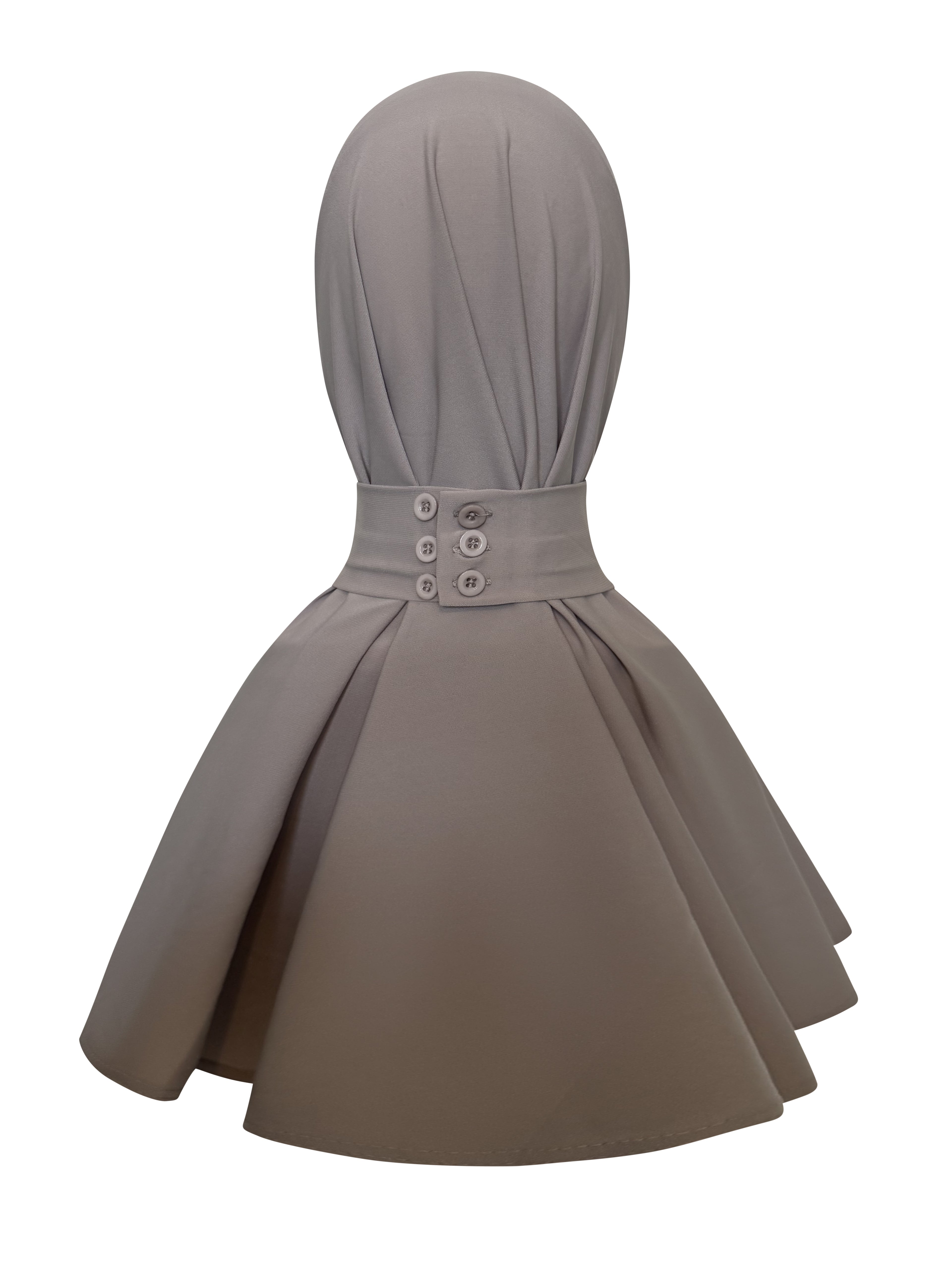 Premium Jersey Instant Hijab – Light Gray
