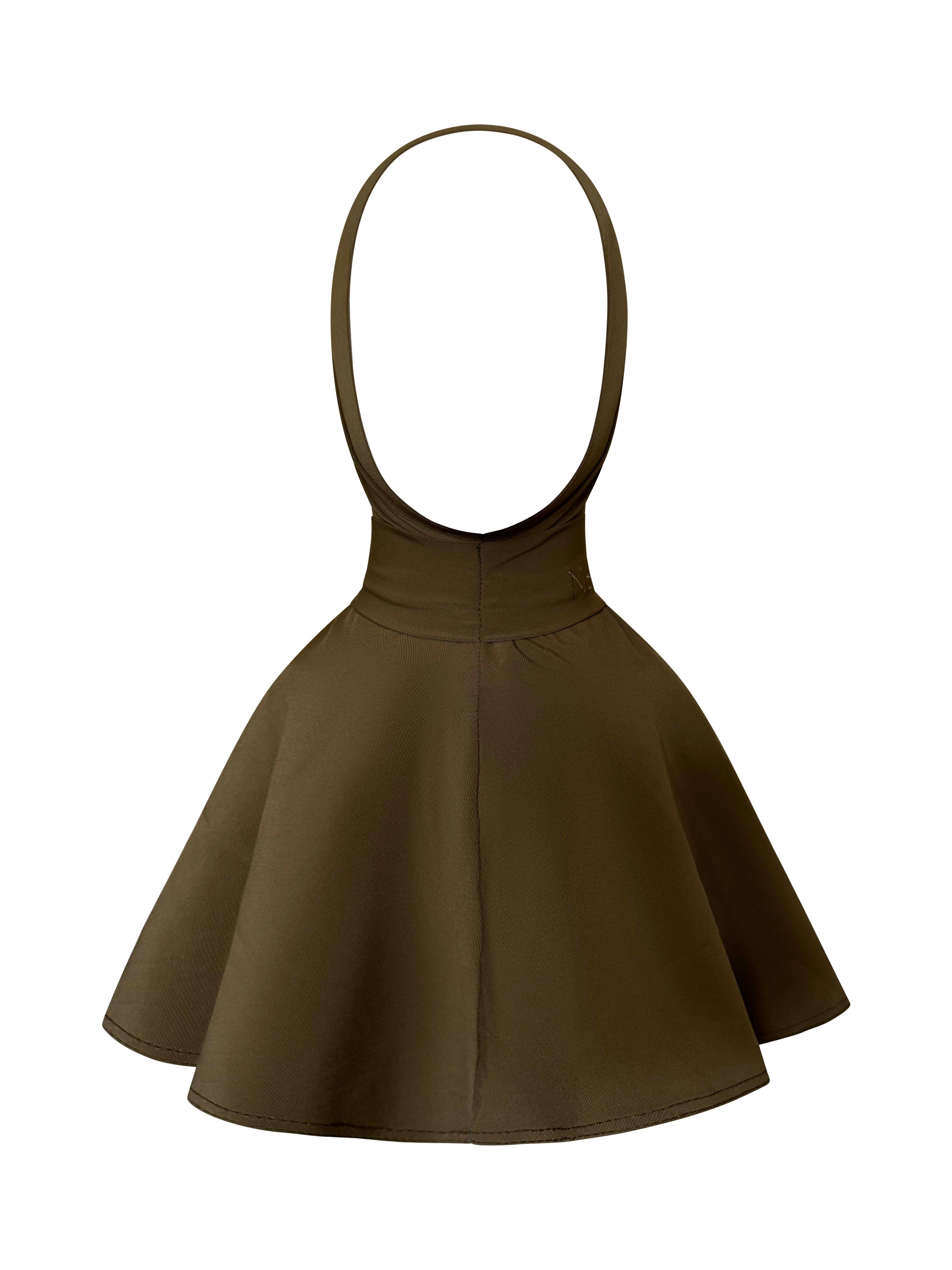 Premium Jersey Instant Hijab – Olive Green