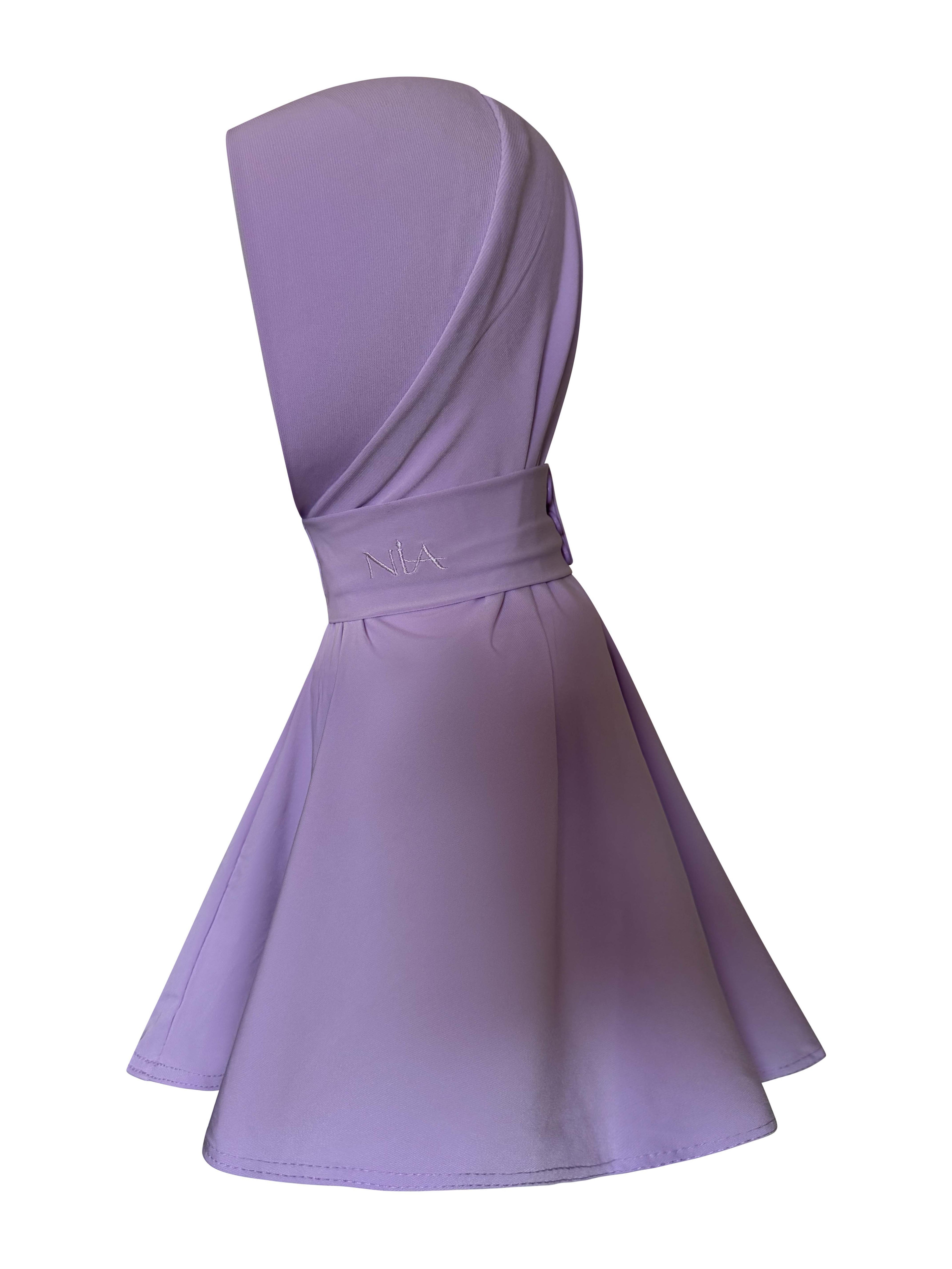 Premium Jersey Instant Hijab – Purple