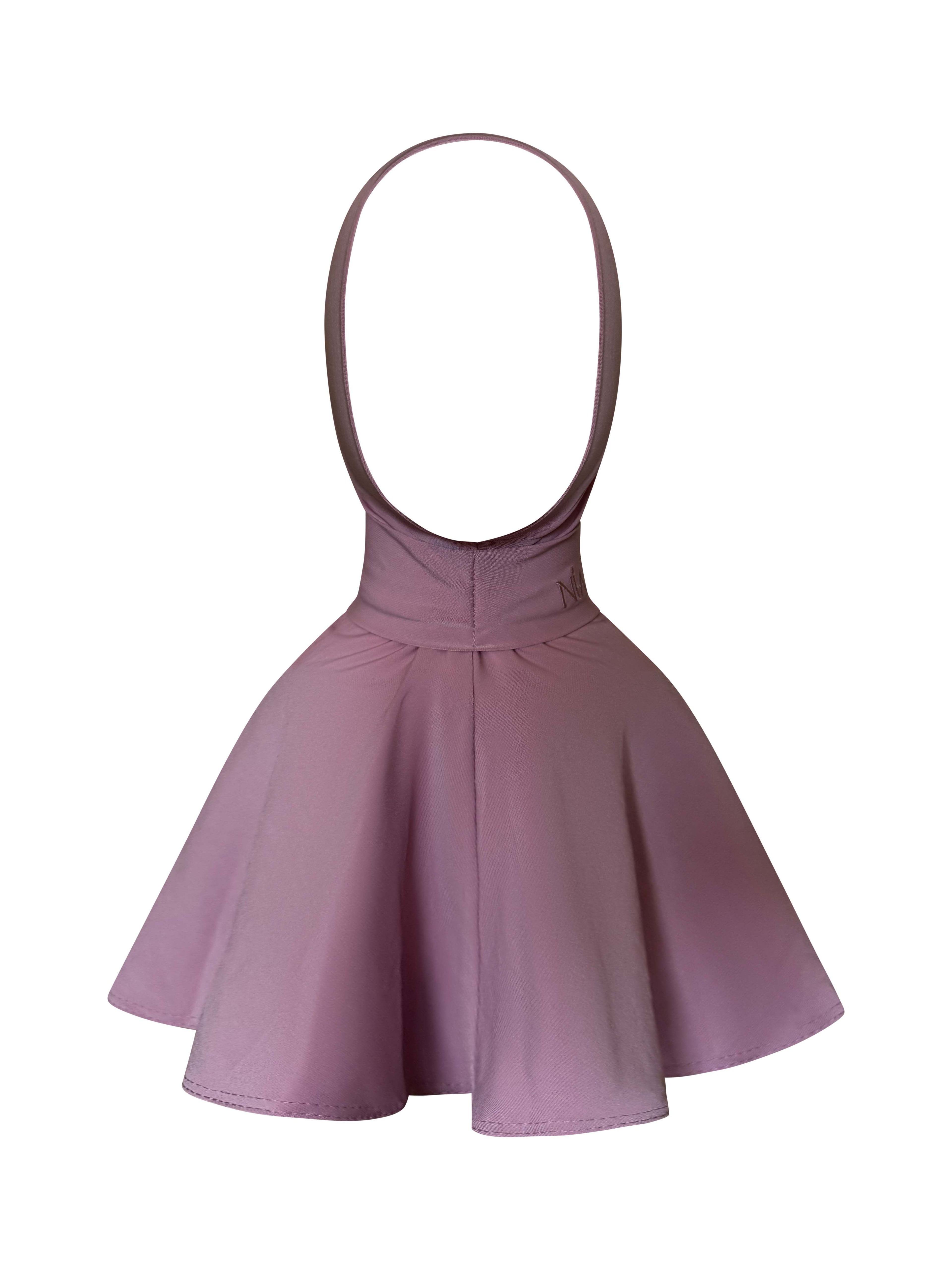 Premium Jersey Instant Hijab - Pink Purple